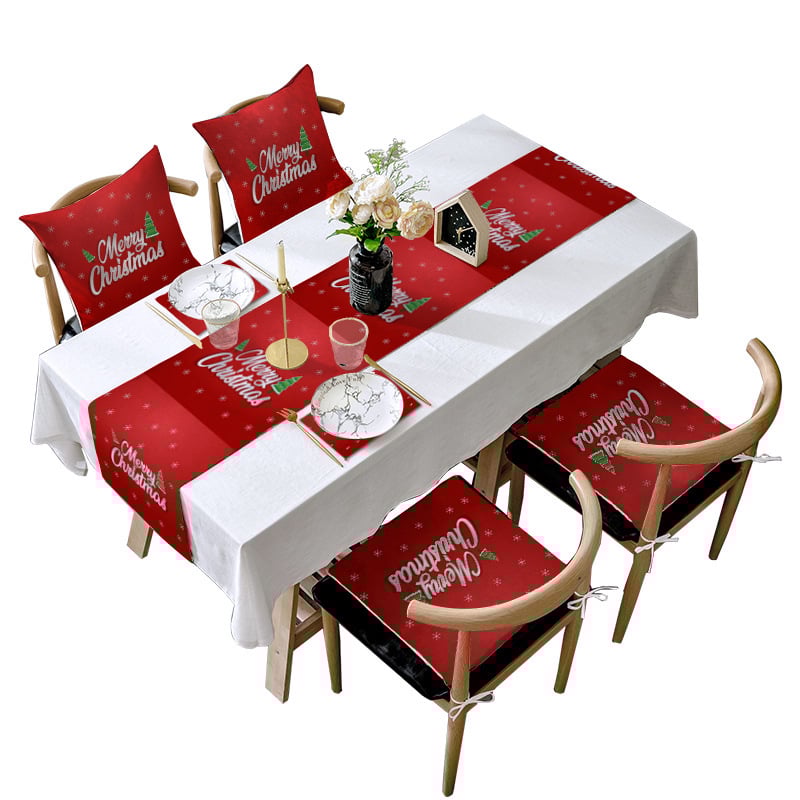 Stalo vėliavos rinkinys – Kalėdinė lino dekoracija su Mėnulio motyvu; Medžiaga: Linas su šlifavimo pagrindu; Audinio turinys: 80%; Pagrindinių komponentų turinys: 80%; Individualizuotas apdorojimas