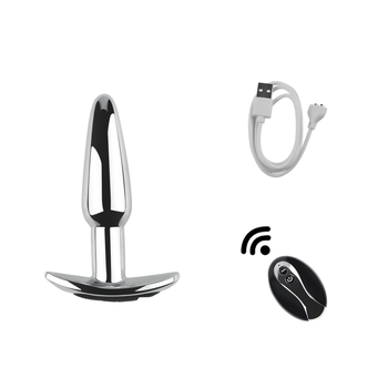 Dongkai Elektriskais Anālais Plugts ar Pērļu Vilkšanas Funkciju, Alumīnija Sakausējums – Pieaugušo Seksrotaļlieta ar Vibrāciju