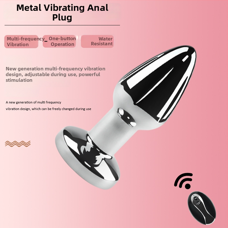 Dongkai Elektrický Análny Plug s Ťahacími Guličkami, Hliníková Zliatina – Sexuálna hračka pre dospelých s Vibráciou