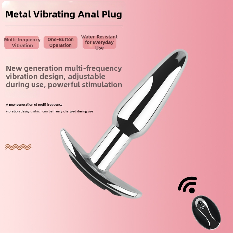 Dongkai Elektrický Análny Plug s Ťahacími Guličkami, Hliníková Zliatina – Sexuálna hračka pre dospelých s Vibráciou