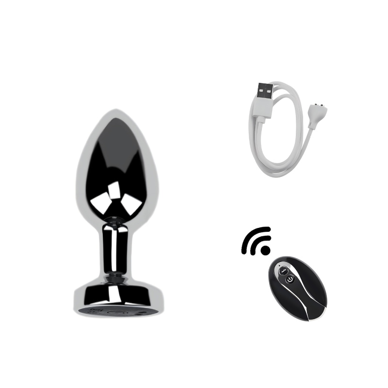 Dongkai Elektriskais Anālais Plugts ar Pērļu Vilkšanas Funkciju, Alumīnija Sakausējums – Pieaugušo Seksrotaļlieta ar Vibrāciju