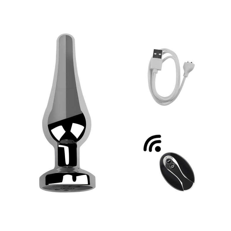 Dongkai Elektriskais Anālais Plugts ar Pērļu Vilkšanas Funkciju, Alumīnija Sakausējums – Pieaugušo Seksrotaļlieta ar Vibrāciju