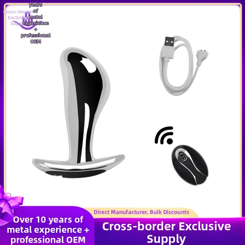 Dongkai Elektriskais Anālais Plugts ar Pērļu Vilkšanas Funkciju, Alumīnija Sakausējums – Pieaugušo Seksrotaļlieta ar Vibrāciju