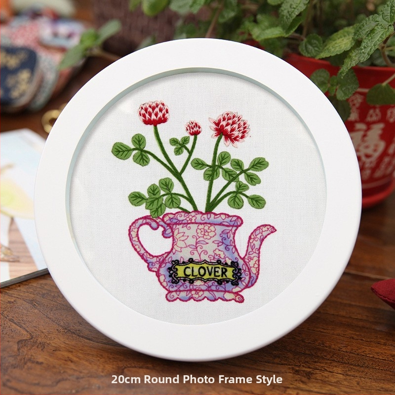 Krusta šūšanas komplekts: karājošs gleznojums ar tauriņiem, ziediem un zāli, dzīvojamajai istabai, mūsdienīgs minimālisma stils