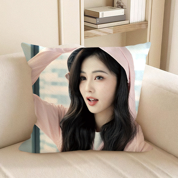 Dvostrani jastuk s temom ljubavi, plišani, iz serije jastuka za dnevni boravak, Zheng Shuyi, Jiang Xue Ning i Li Susu