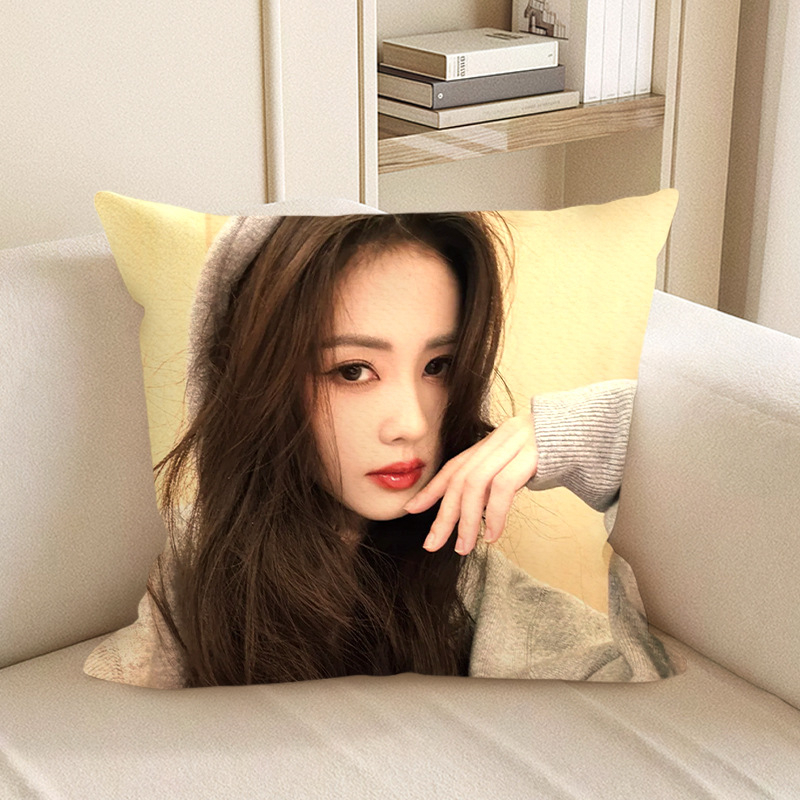 Dvostrani jastuk s temom ljubavi, plišani, iz serije jastuka za dnevni boravak, Zheng Shuyi, Jiang Xue Ning i Li Susu