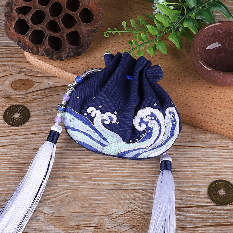 DIY izšūšanas komplekts iesācējiem ar Suzhou izšuvumu, etnisks Ķīnas stila raksts (Chinese Style sērija), auduma izšūšanas komplekts ārējai lietošanai