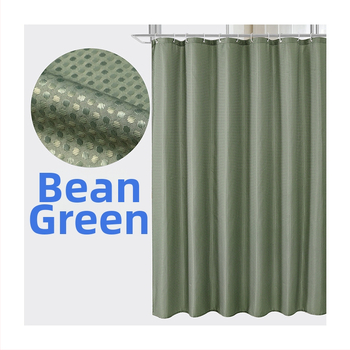 Poliesterio dušo užuolaida su vaflinės tekstūros, pritaikomas modelis, logotipo spausdinimas galimas, prekės ženklas Zhihang Youpin