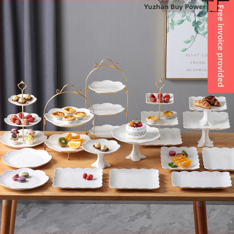 Vaisių ir desertų demonstravimo stovas - metalo konstrukcija, paprastas stilius, aukšta kokybė