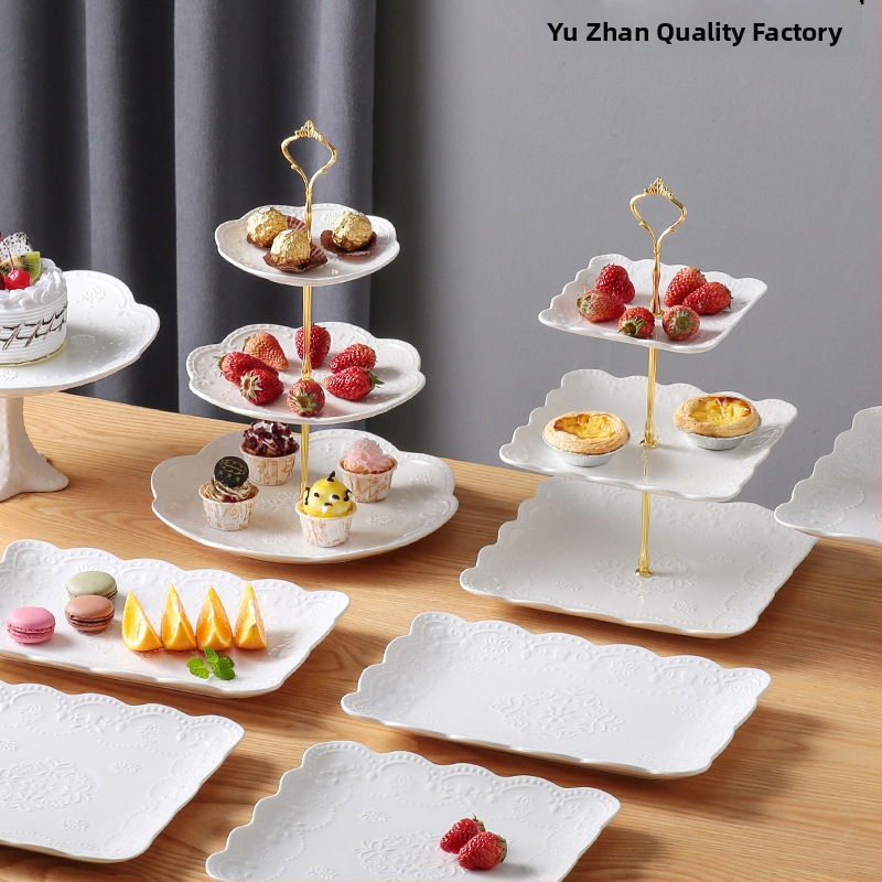 Vaisių ir desertų demonstravimo stovas - metalo konstrukcija, paprastas stilius, aukšta kokybė