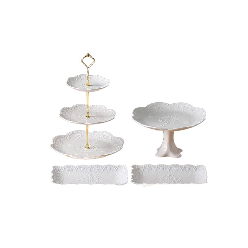 Vaisių ir desertų demonstravimo stovas - metalo konstrukcija, paprastas stilius, aukšta kokybė