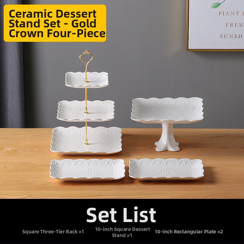 Vaisių ir desertų demonstravimo stovas - metalo konstrukcija, paprastas stilius, aukšta kokybė