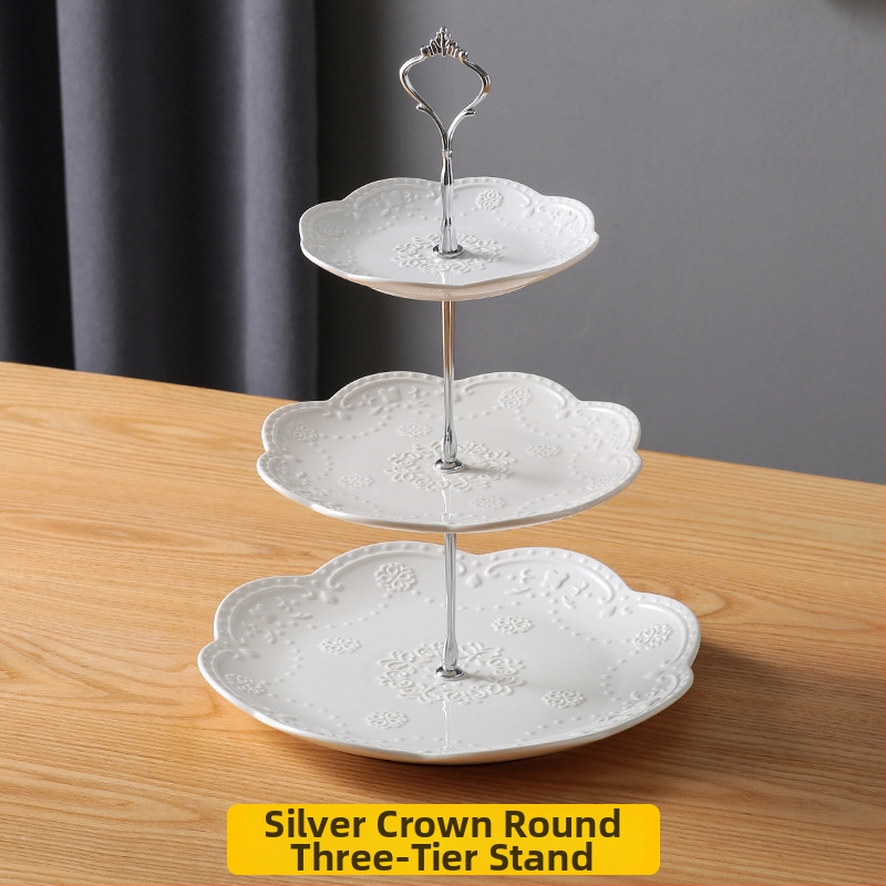 Vaisių ir desertų demonstravimo stovas - metalo konstrukcija, paprastas stilius, aukšta kokybė