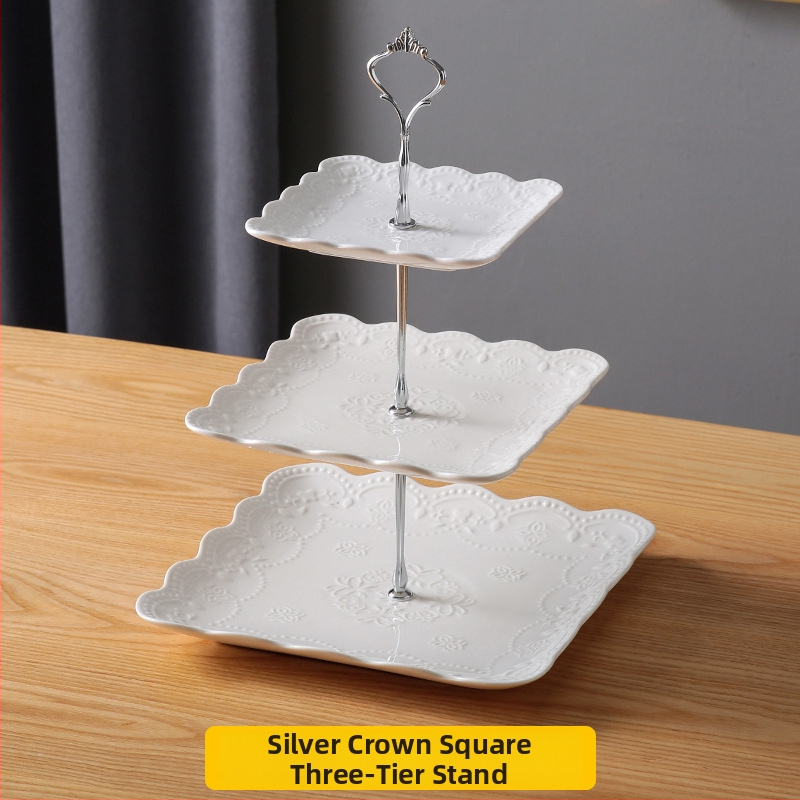 Vaisių ir desertų demonstravimo stovas - metalo konstrukcija, paprastas stilius, aukšta kokybė