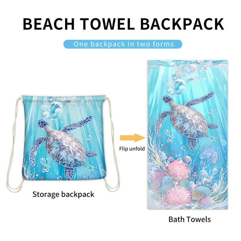 Corner Rabbit vonios/plaukimo rankšluostis iš superfinio pluošto, 300–400 g, spausdinimo procesas, pritaikomas