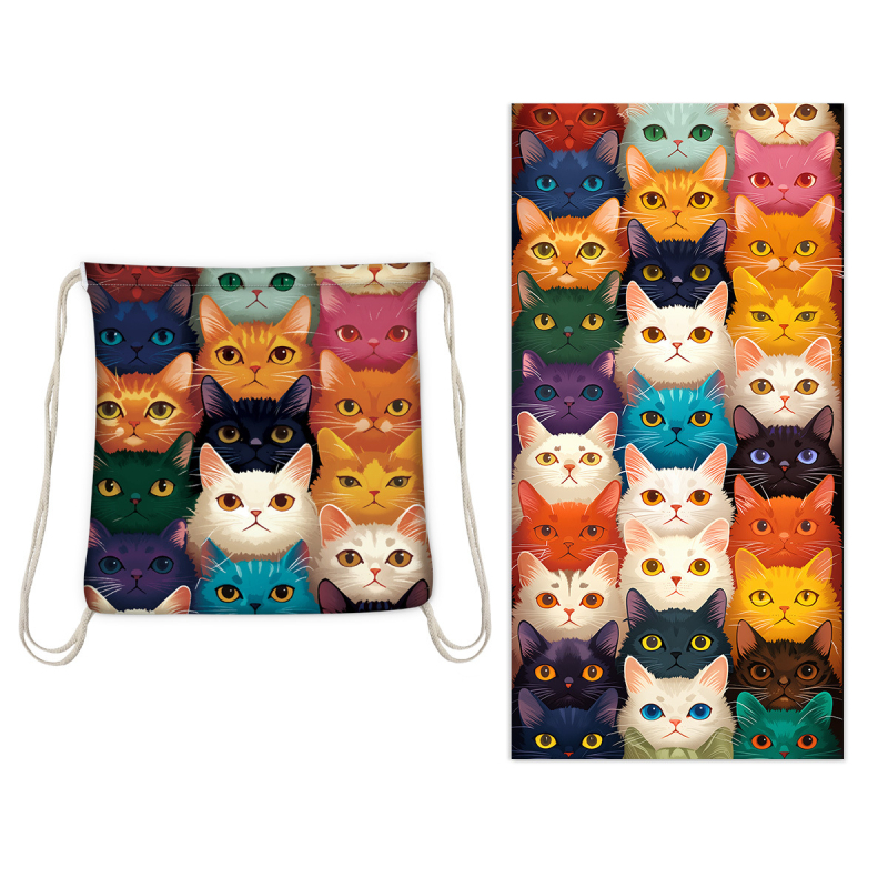 Corner Rabbit vonios/plaukimo rankšluostis iš superfinio pluošto, 300–400 g, spausdinimo procesas, pritaikomas