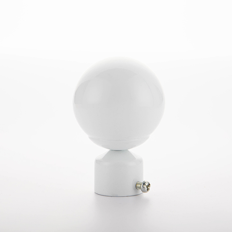 Geležinė užuolaidų lazdelės galva – kabinimo tipas, modelis 22/28 stulpai, užuolaidų priedai