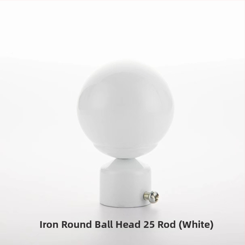 Geležinė užuolaidų lazdelės galva – kabinimo tipas, modelis 22/28 stulpai, užuolaidų priedai