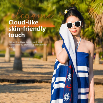 Mikropluošto pliažo rankšluostis - sugeria vandenį, greitai džiūsta, reaktyvus spausdinimas, 400–500 g, 150D siūlai