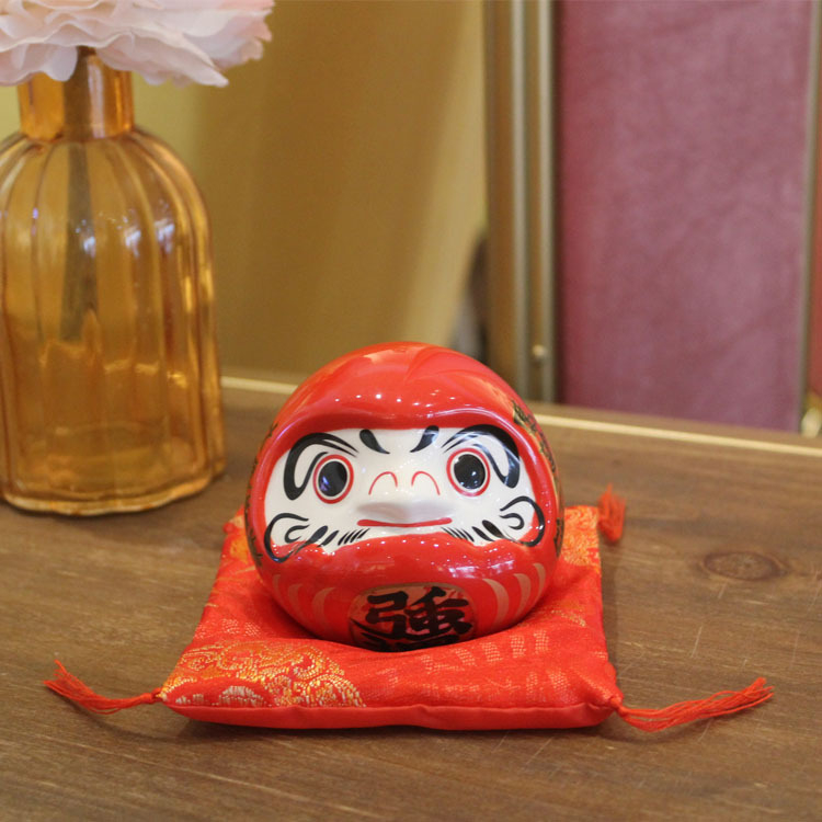 Keraminė Dharma kiaušinio piniginė — balta porcelėna, Damo stilius, interjerui sushi restorano