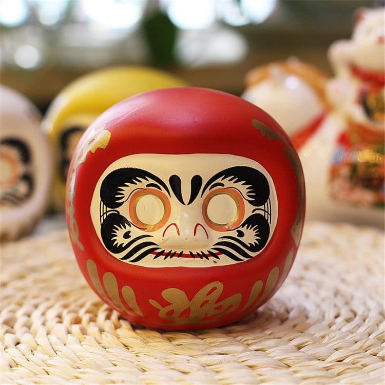 Keraminė Dharma kiaušinio piniginė — balta porcelėna, Damo stilius, interjerui sushi restorano