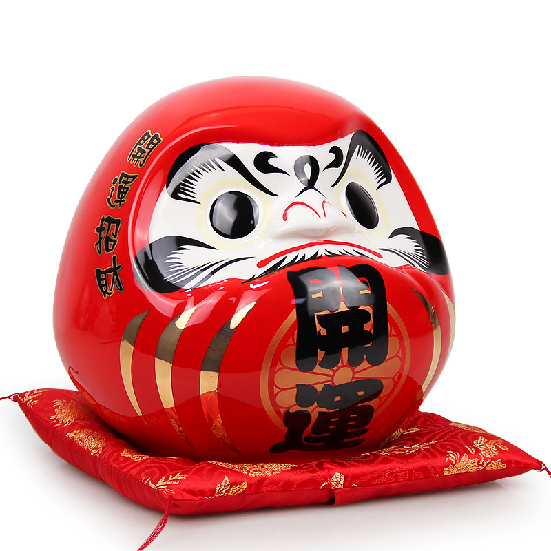 Keraminė Dharma kiaušinio piniginė — balta porcelėna, Damo stilius, interjerui sushi restorano