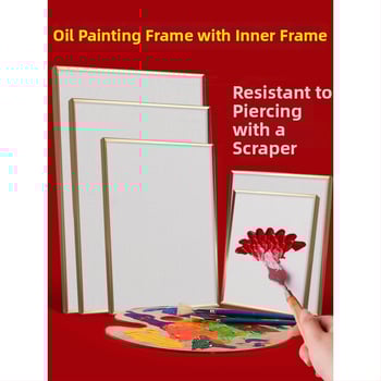 Rankų tapybos paveikslas rėme su vidiniu ir išoriniu rėmu, 100% medvilnės drobė sienai pakabinti, su rėmo juosta (Importuoti: Ne; IP autorizavimas: Ne; Prekė: Kita)