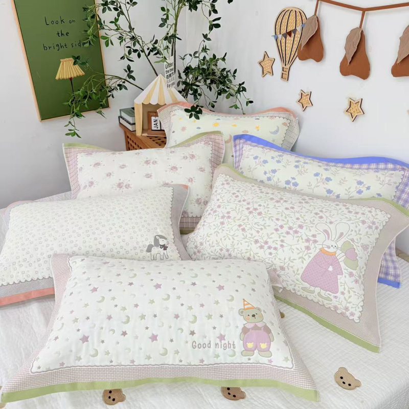 Márka nélküli pamut párnahuzat, otthoni használatra