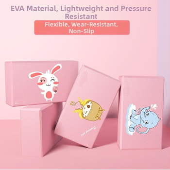 FIRSTYI Joga plyta – EVA tankis, spalvota spauda, skirta vaikų šokių pratyboms ir fitnesui, licencijuotas privatūs ženklas