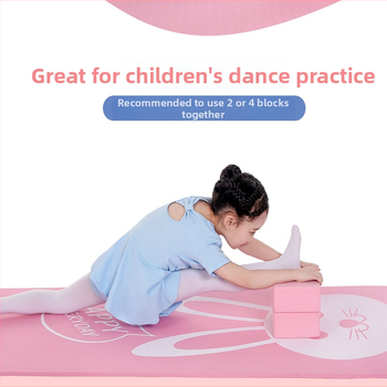 FIRSTYI Joga plyta – EVA tankis, spalvota spauda, skirta vaikų šokių pratyboms ir fitnesui, licencijuotas privatūs ženklas