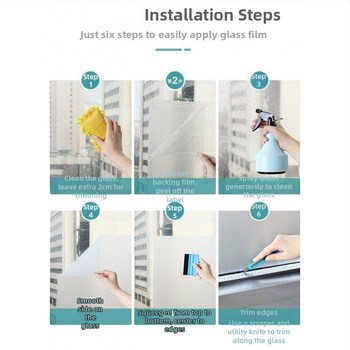 Praustuvo stiklo plėvelė privatumo užtikrinimui, matinė, geometrinis raštas, vienas lapas (vonios langams)