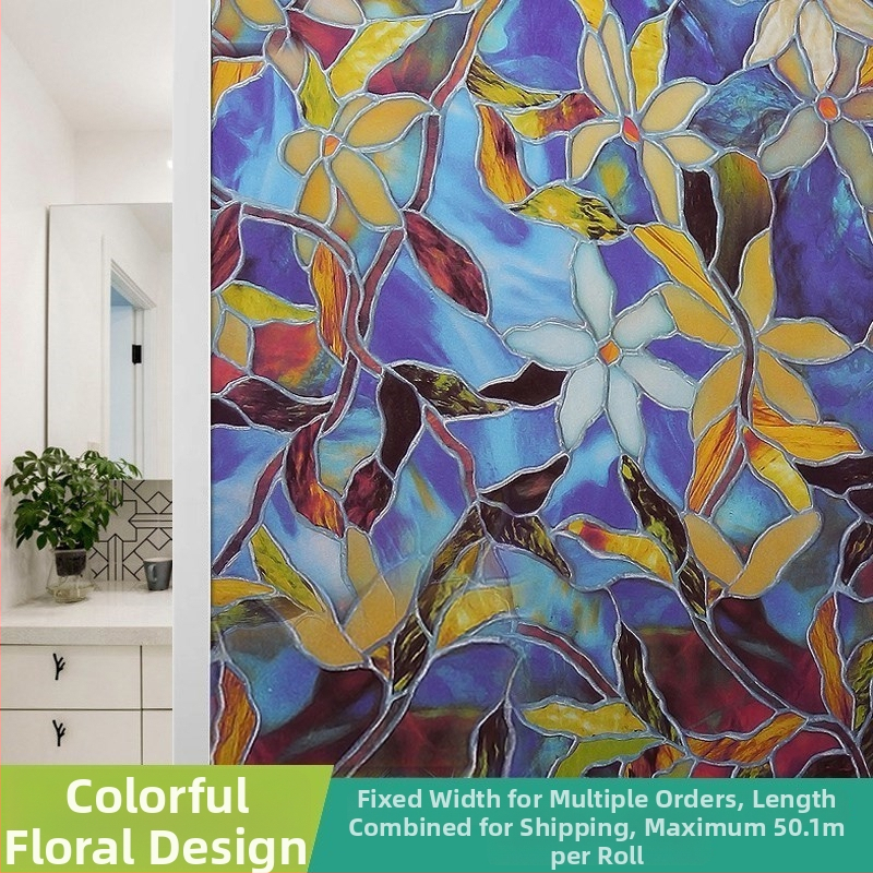 Praustuvo stiklo plėvelė privatumo užtikrinimui, matinė, geometrinis raštas, vienas lapas (vonios langams)