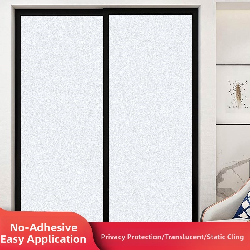 Praustuvo stiklo plėvelė privatumo užtikrinimui, matinė, geometrinis raštas, vienas lapas (vonios langams)