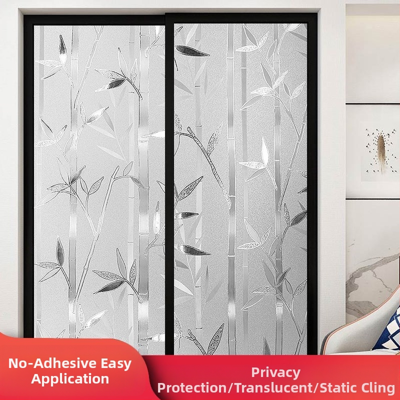 Praustuvo stiklo plėvelė privatumo užtikrinimui, matinė, geometrinis raštas, vienas lapas (vonios langams)