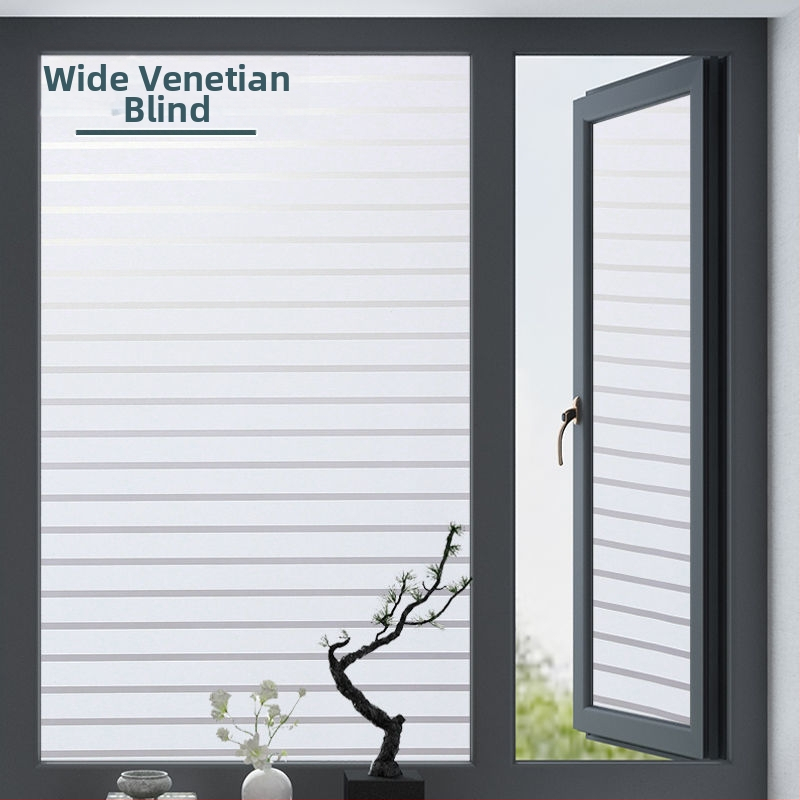 PVC lango filmas privatumo užtikrinimui su augalų motyvu, matinė apdaila, tinkama voniai ir stiklinėms durims – paprastas ir modernus stilius