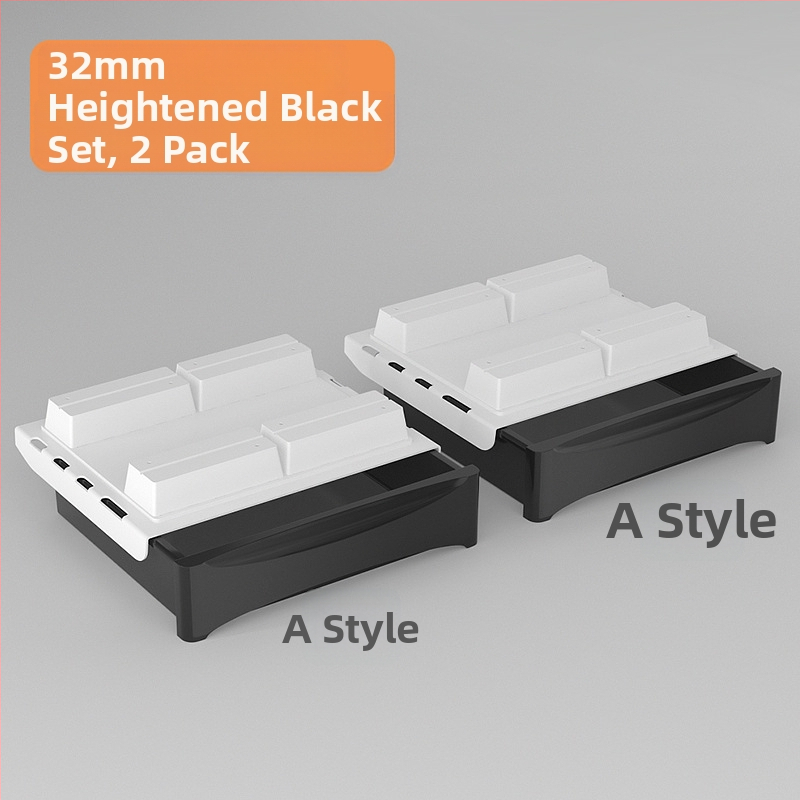 Po stalčiumi ištraukiama laikymo dėžutė su lipniu tvirtinimu, be gręžimo, 45 L talpa, PP plastikas, modelis 090