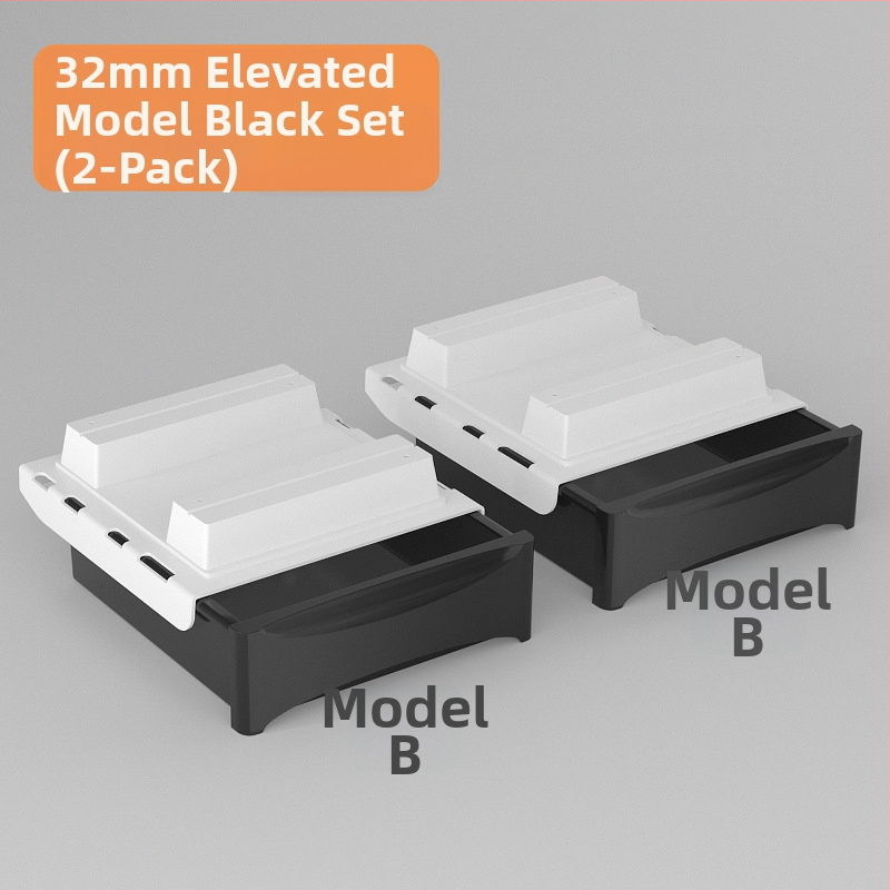 Po stalčiumi ištraukiama laikymo dėžutė su lipniu tvirtinimu, be gręžimo, 45 L talpa, PP plastikas, modelis 090