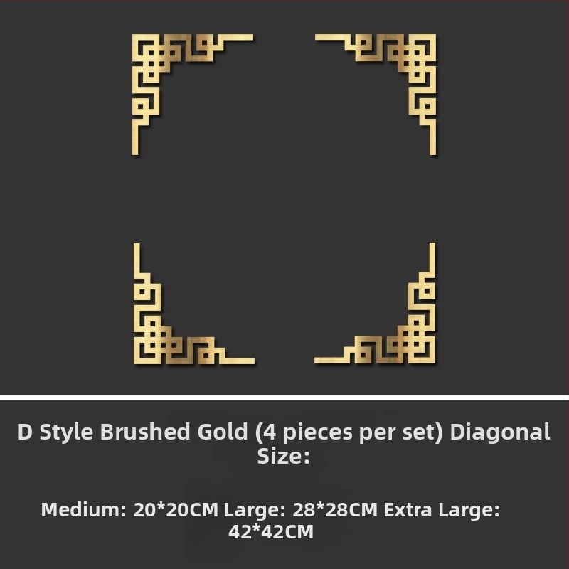 Стикер за стена – китайски стил геометричен 3D PVC за стъклени врати, външна употреба