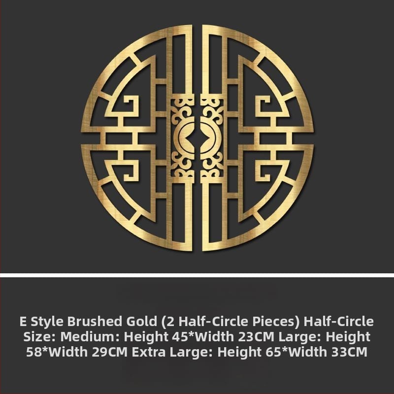 Стикер за стена – китайски стил геометричен 3D PVC за стъклени врати, външна употреба