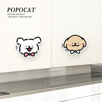 Дръжка за шкаф от акрил, дизайн с мило животно, JY376, Nine One, 1 бр.