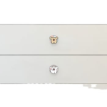 Дръжка за шкаф от акрил, дизайн с мило животно, JY376, Nine One, 1 бр.