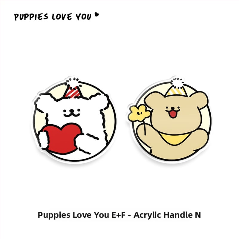 Дръжка за шкаф от акрил, дизайн с мило животно, JY376, Nine One, 1 бр.