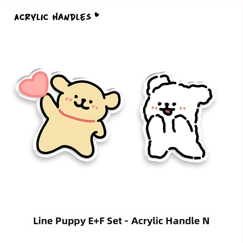 Дръжка за шкаф от акрил, дизайн с мило животно, JY376, Nine One, 1 бр.