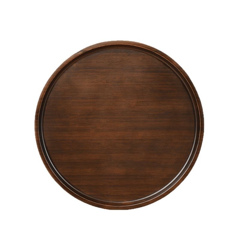 Stačiakampis bambukinis arbatos padėklas su glazūruota paviršiumi, vientisas raštas, naujo Kinų stiliaus, tinkamas viešbučiams ir arbatos serviravimui