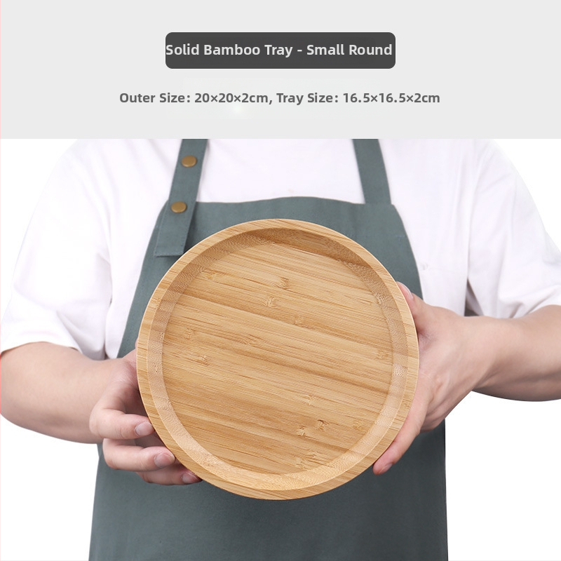 Stačiakampis bambukinis arbatos padėklas su glazūruota paviršiumi, vientisas raštas, naujo Kinų stiliaus, tinkamas viešbučiams ir arbatos serviravimui