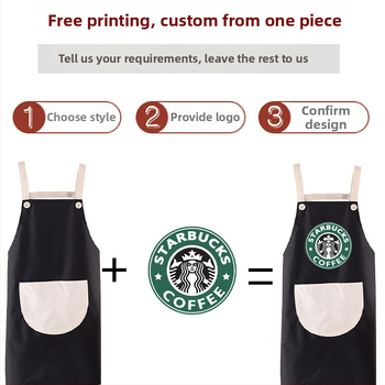 Priekšauts ar piedurknēm, ūdensizturīgs, PVC materiāls, karikatūru/animācijas raksts