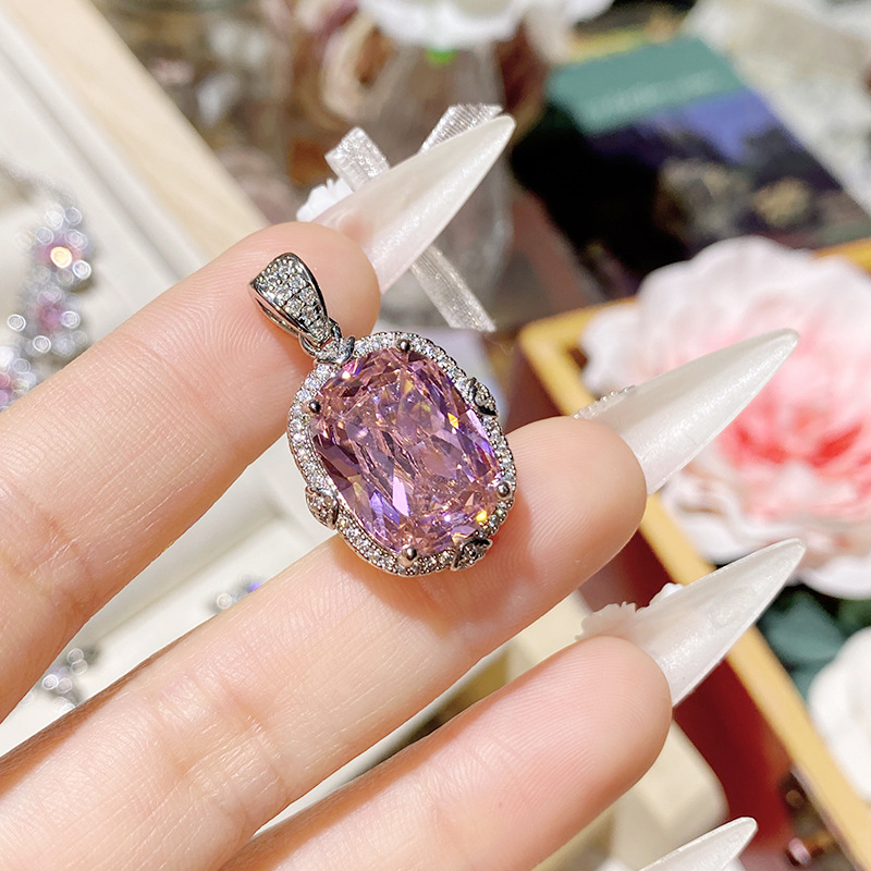 Vario pakabukas ir apyrankės rinkinys su gėlių raštu, auksu dengtas įdėklas su dirbtiniais akmenimis, kryžminė grandinė