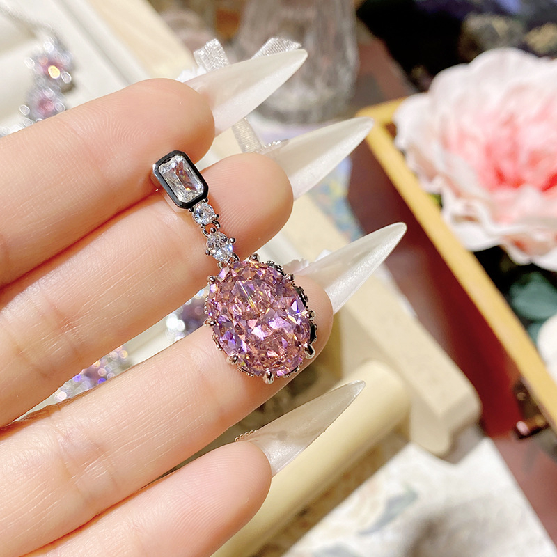 Vario pakabukas ir apyrankės rinkinys su gėlių raštu, auksu dengtas įdėklas su dirbtiniais akmenimis, kryžminė grandinė