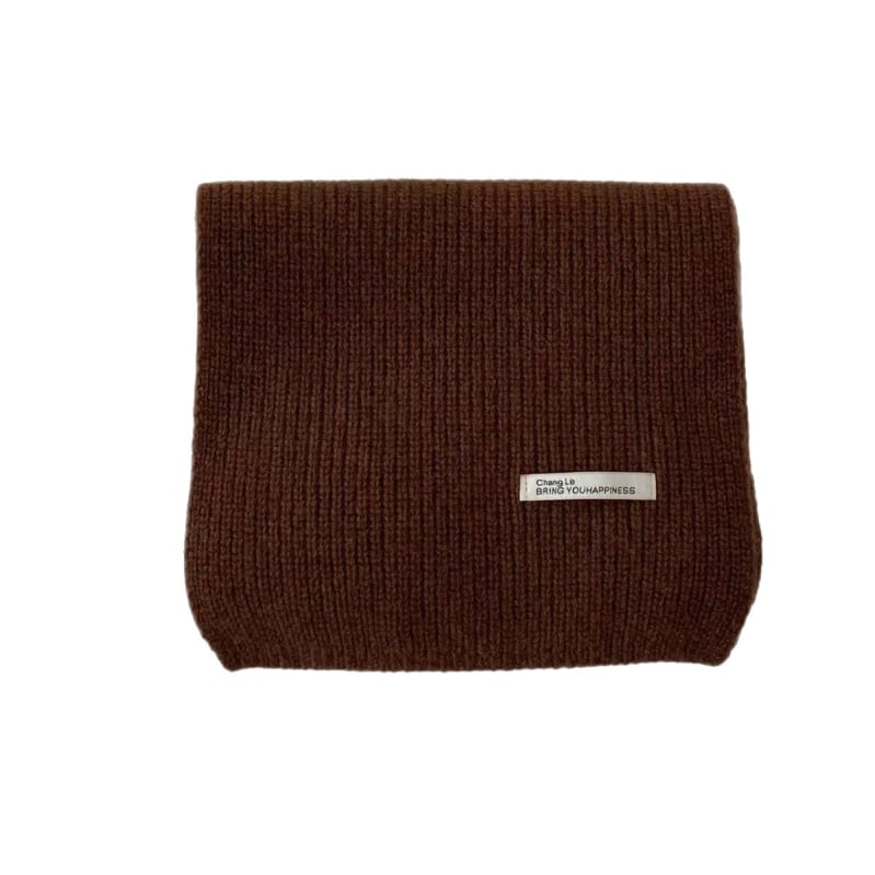 К-стил вълнен шал за жени и студенти — прост, универсален, класически плетен шал за есен и зима