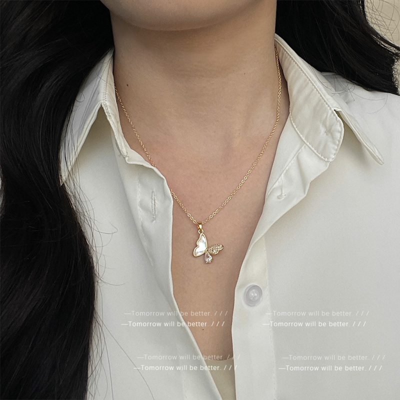 Colier din scoică naturală cu finisaj electroplacat, lanț regulat, pandantiv din scoică, stil inimă și geometric